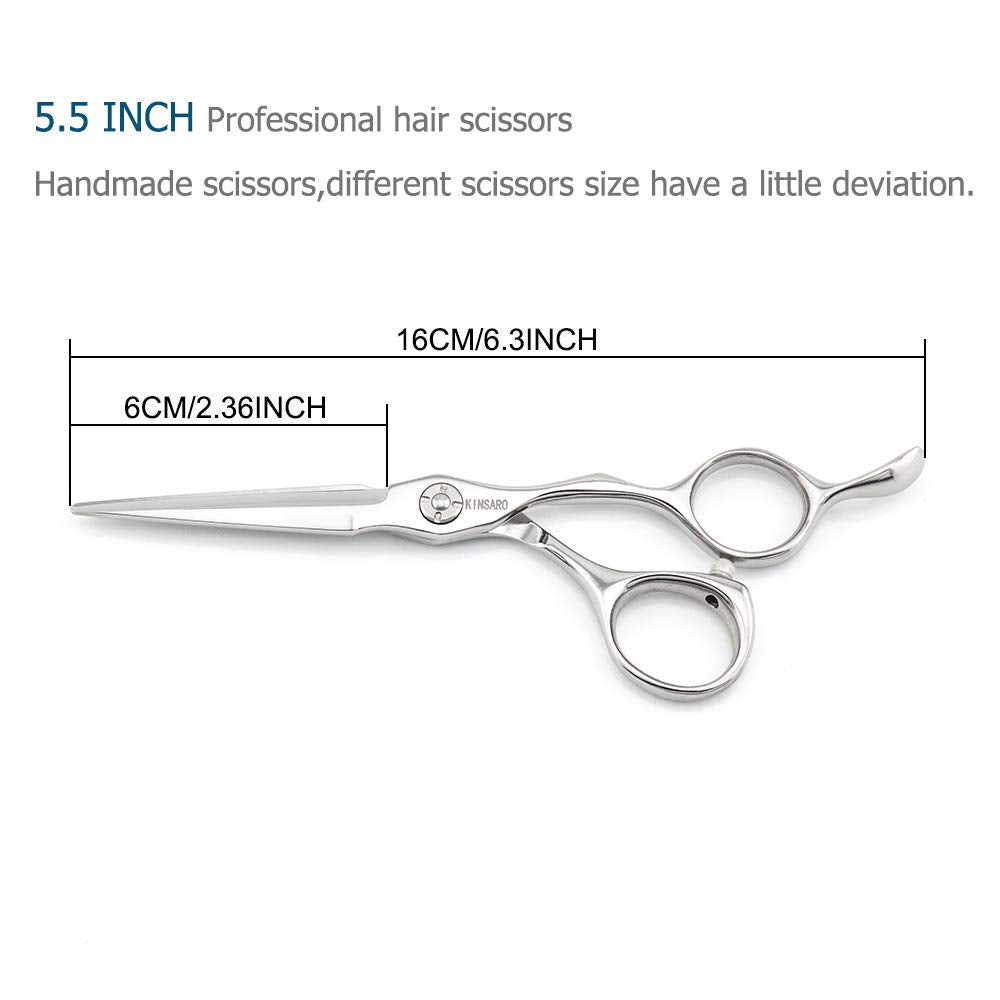 5.5 Inch Hair Cutting Scissors and 5.5 Inch Hair Thinning Scissors Professional Barber Scissors