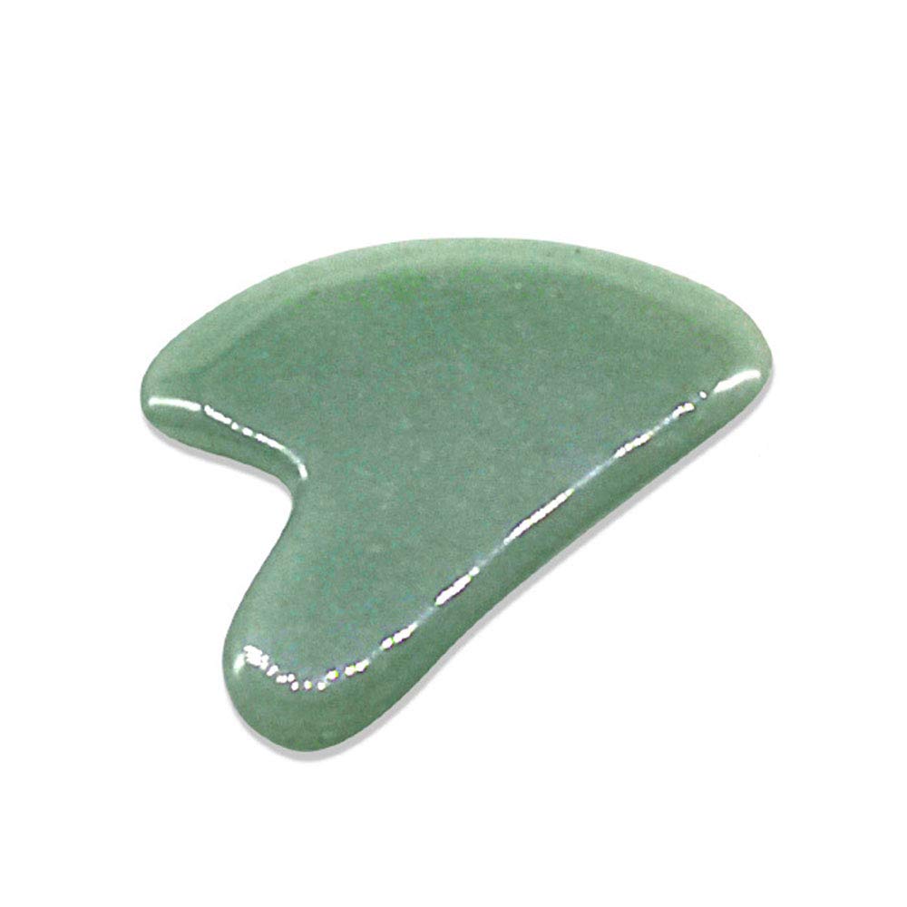 TOP SEWING Gua Sha Facials Tools for Jaw Massage Tools Board Natural Jade Stone for SPA Acupuncture Therapy Trigger Point Treatment