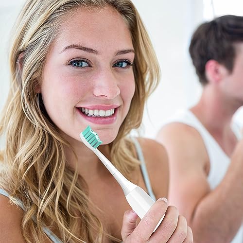 BrightDeal Replacement Toothbrush Heads for Philips Sonicare ProtectiveClean 4100 5100 6100 DailyClean DiamondClean EasyClean PowerUp Plaque Control C2 G2 HX6817/01 HX6857/11 White&Black, 4 Pack