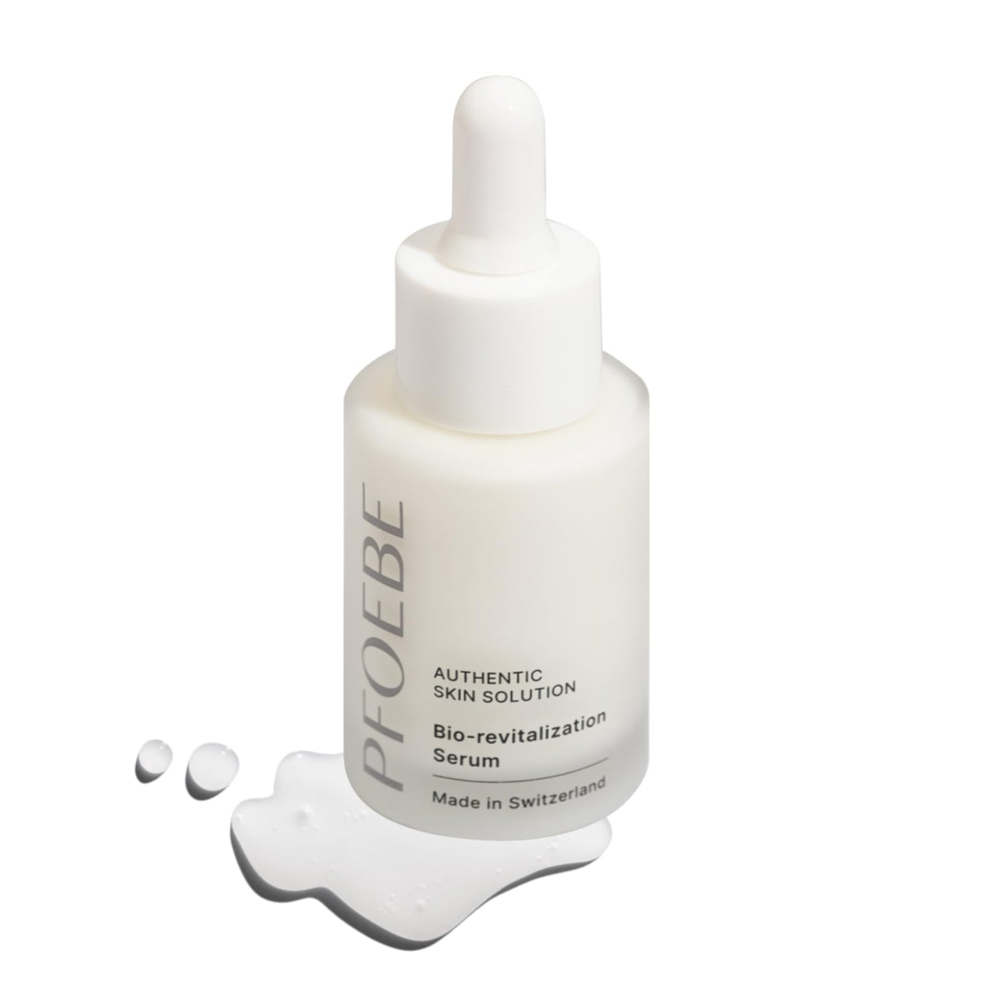 Pfoebe & Co. Bio-Revitalisation Serum - Facial Serum - Hyaluronic Acid, Vitamin C, Niacinamide, Ectoin, Swiss Glacial Water| Hydrate & Rejuvenate |Radiance & Youthful Complexion | All Skin Types, 30ml
