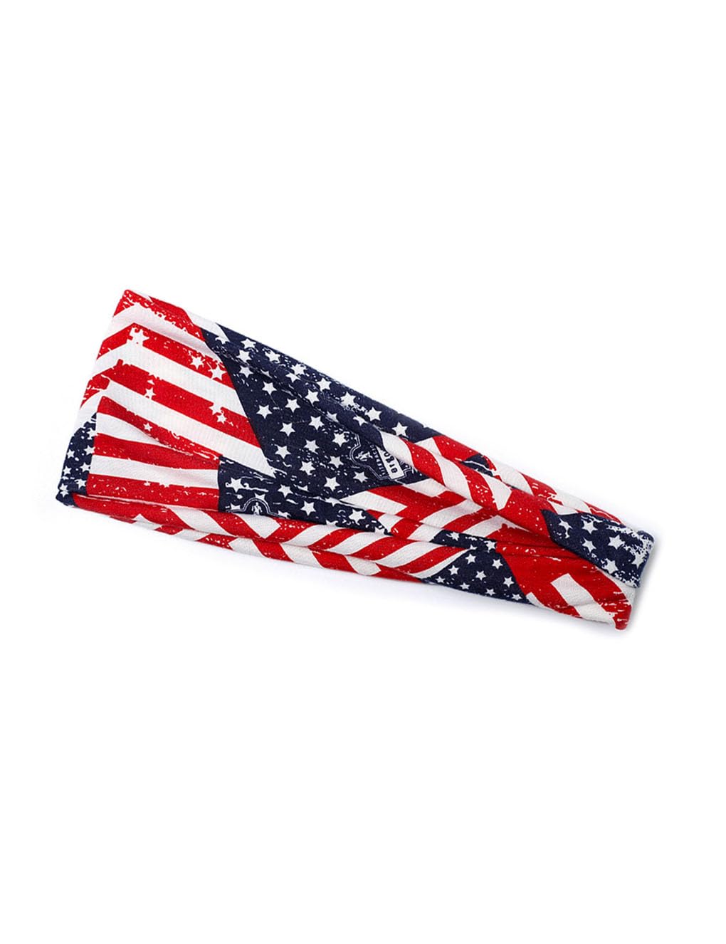 BBTDIN Independence Day Turban Headband Girls Patriotic Bandanas USA Flag Headwarp JHN60 (B3)