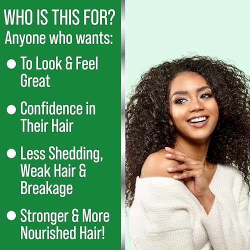 Vitamin E Oil for Hair Growth - Thickening, Moisturizing, Strengthening Serum For Women, Men. Single Ingredient Scalp Treatment For Weak, Dry, Frizzy Hair 1oz