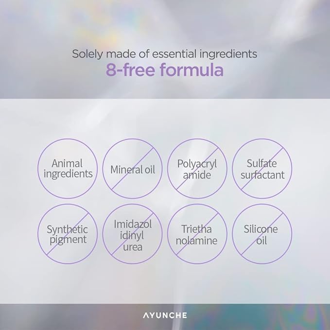 AYUNCHE Derma Calming Shampoo 7.1oz [For Dry & Sensitive Scalp] | Gentle Hydrating Scalp Care | Strengthen Scalp Barrier | Vegan Shampoo | Korean Salon Brand