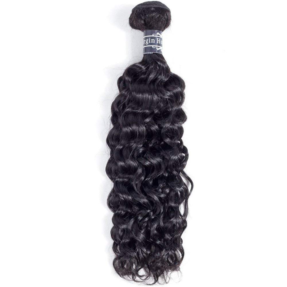 Amella Hair 100% Unprocessed Brazilian Kinky Curly Virgin Hair 1 Bundle Remy Hair Extensions 8A Brazilian Curly Virgin Hair Extensions 95g/pc Natural Black Color (10inch)