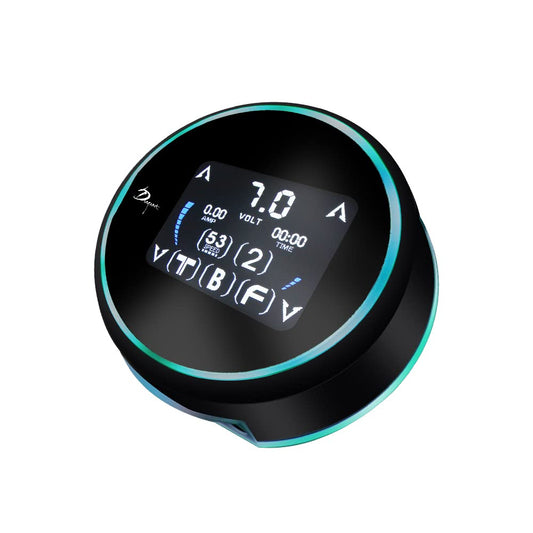 Aurora III 3rd Generation Tattoo Power Supply w/Touchscreen, Dual Output, LEDs (Black)