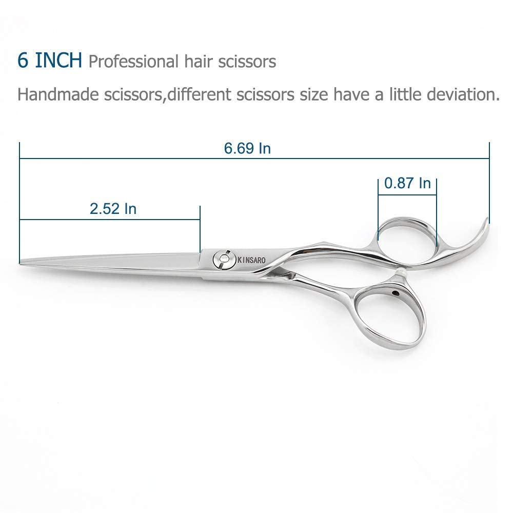 6 INCH Hair cutting shears and 5.75 INCH hair thinning scissors professional barber scissors
