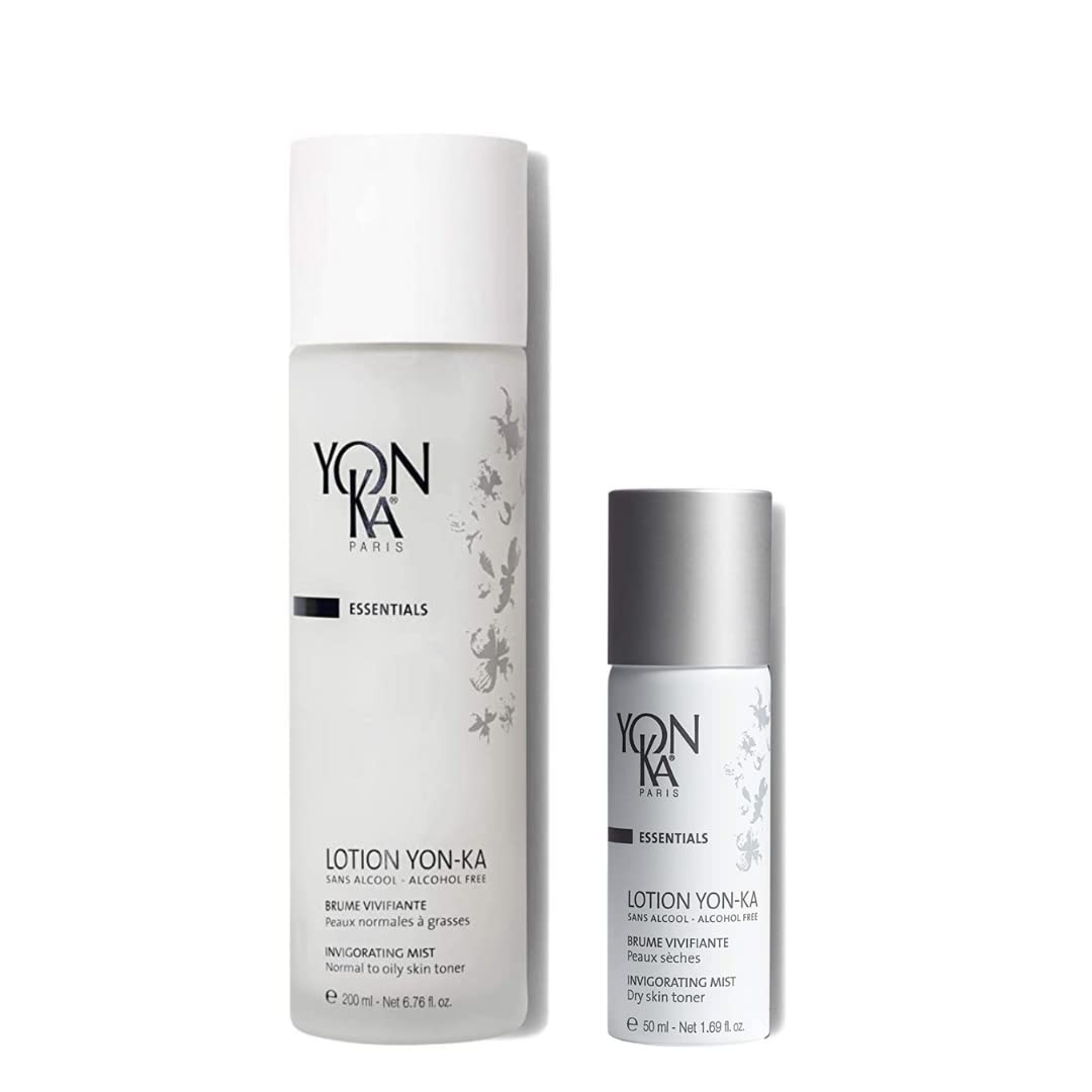 Yon-Ka Lotion PNG Hydrating Face Toner (Oily & Normal Skin) Daily Purifying Face Mist (6.7 oz) with Travel Sized PNG Hydrating Face Toner (1.6 oz) with Essential Oils, Alcohol-Free and Paraben-Free