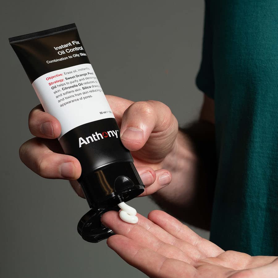 Anthony Oil Control Duo, Instant Fix Oil Control and Oil Free Facial Lotion for Men