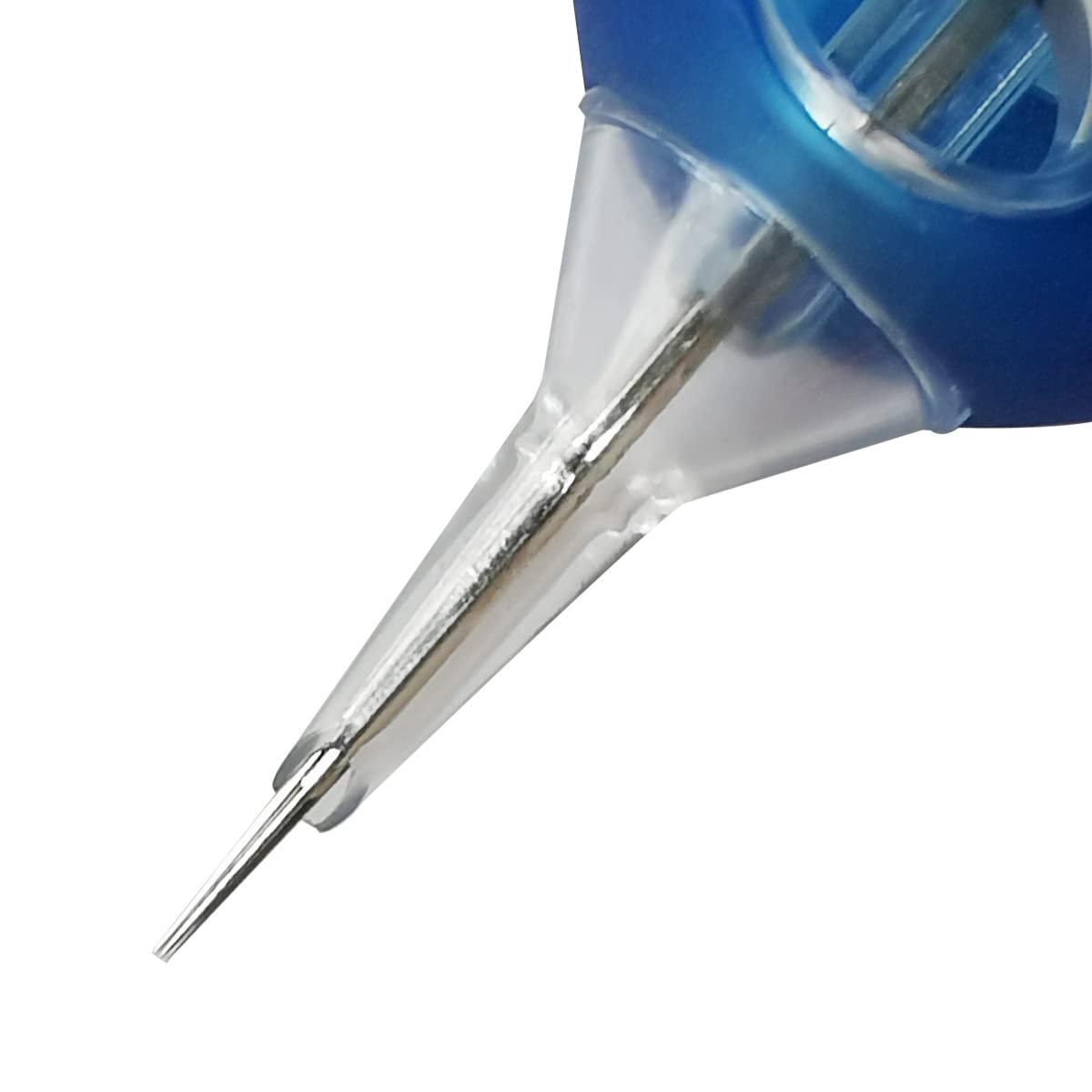 Needlehouse Silicone Wrap Tattoo Cartridge Needles 1RL 0.35mm Standard Round Liner 20Pcs For Rotary Tattoo Machine Supply (1201RL)