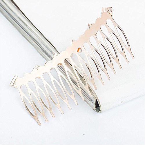 2018-2020 The most popular fashion Bridal hair accessories rhinestone pearl alloy hair comb wedding hairpin (01)