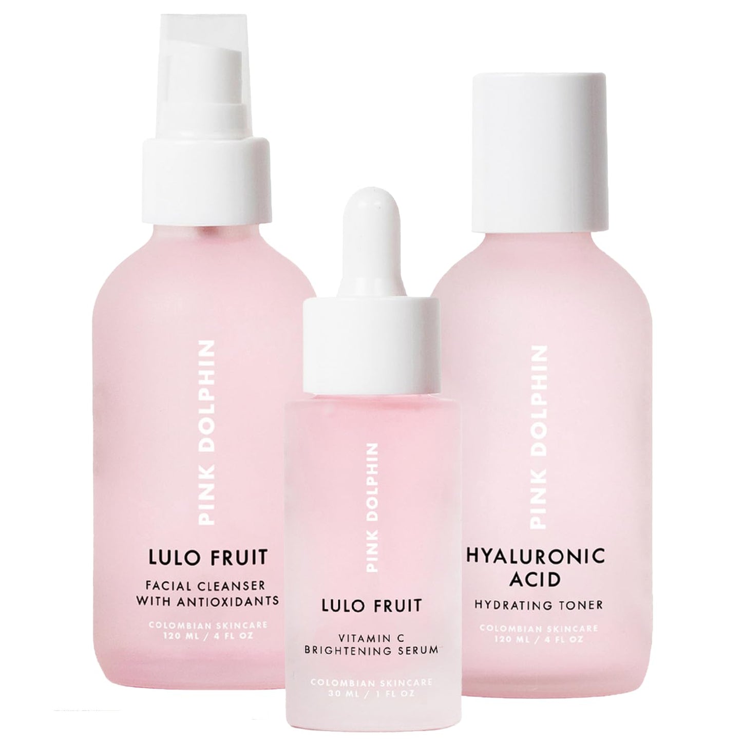 Pink Dolphin Cleanser, Toner and Vitamin C Bundle