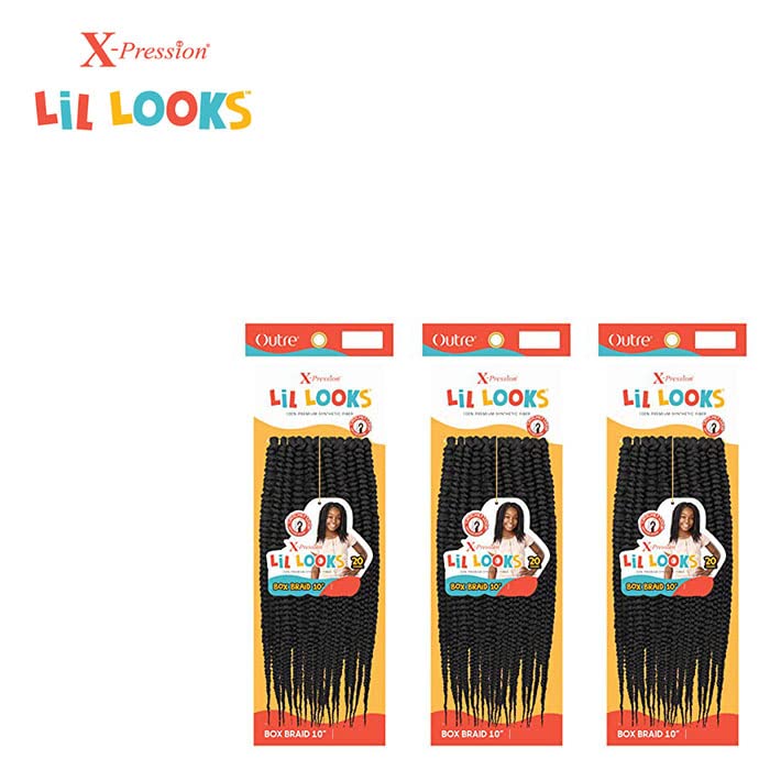 Outre X-Pression LiL Looks Crochet Braid BOX BRAID 10" (3-PACK, 27)