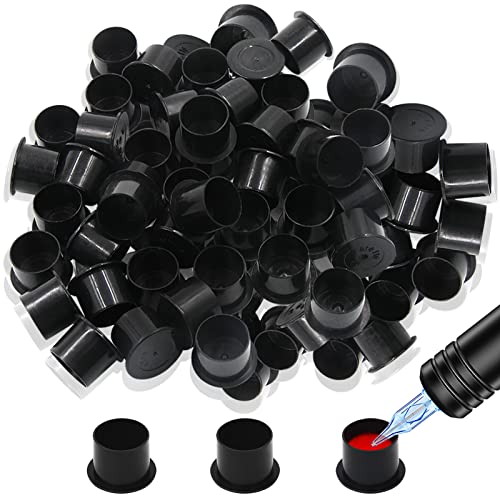 Tattoo Ink Caps Cups Small - Autdor 1000Pcs Tattoo Caps Cups with Base Disposable Pigment Cups Microblading Makeup Tattoo Ink Cups with Base Pigment Ink Caps 11mm Small for Tattoo Supplies
