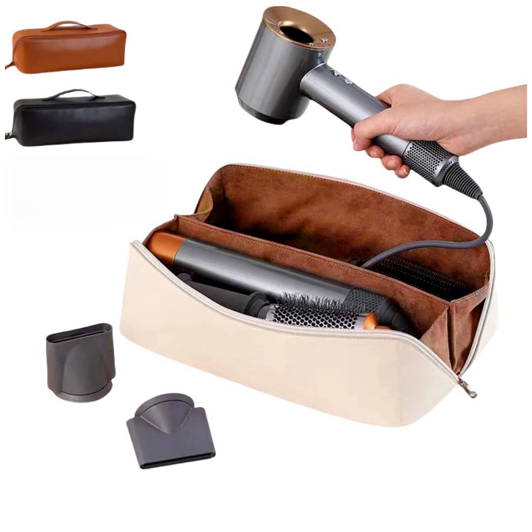 XLXLbb Large-Capacity Travel Case Compatible Storage Bag Compatible With Hair Dryer Complete Styler And Attachments, For Accessories Waterproof Anti-Scratch Travel Bag