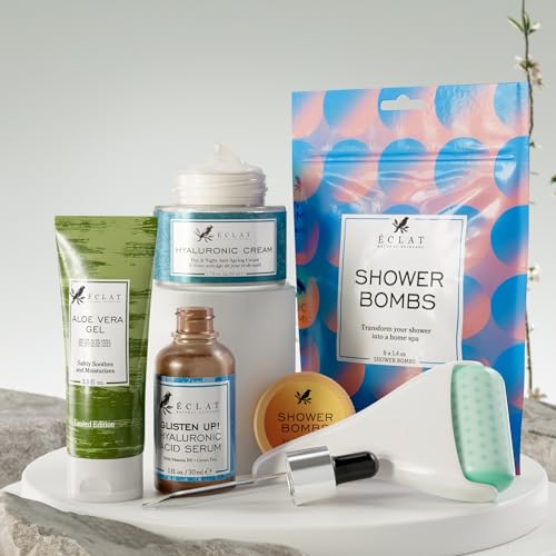 𝗧𝗢𝗣 𝟮𝟬𝟮𝟯* Hyaluronic Acid Face Serum - 2.5% Pure Hyaluronic Serum + 3% B5, Anti Wrinkle + Anti Aging Serum for Face with Vitamin C & E, Aloe - Antiaging Hydrating Serum, Hylunaric Acid Serum