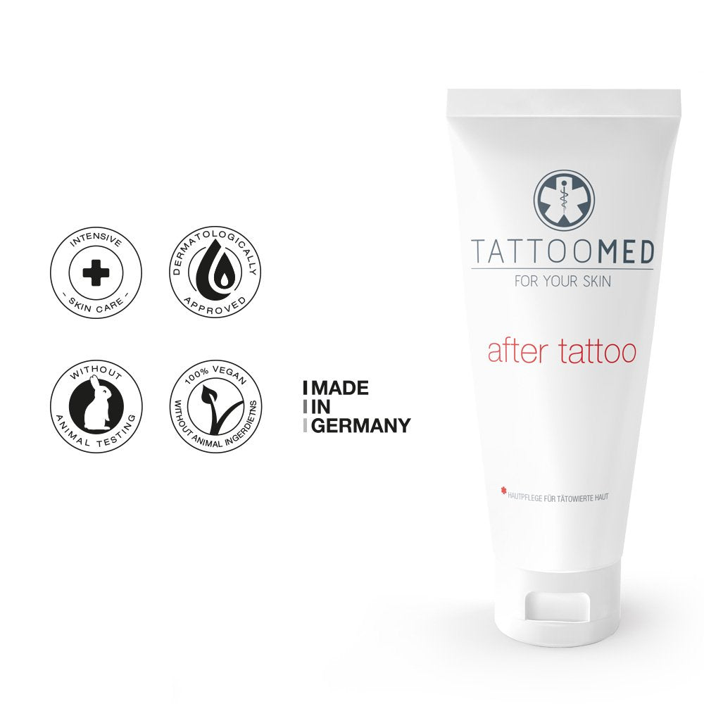 TattooMed After Tattoo - Aftercare With Panthenol For Protecting Sensitive Newly Tattooed Skin - (1 x 25ml)