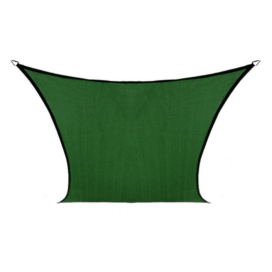 Coolaroo Coolhaven Shade Sail, 95% UV Block Shade and Sun Shield, 12' Square, Heritage Green