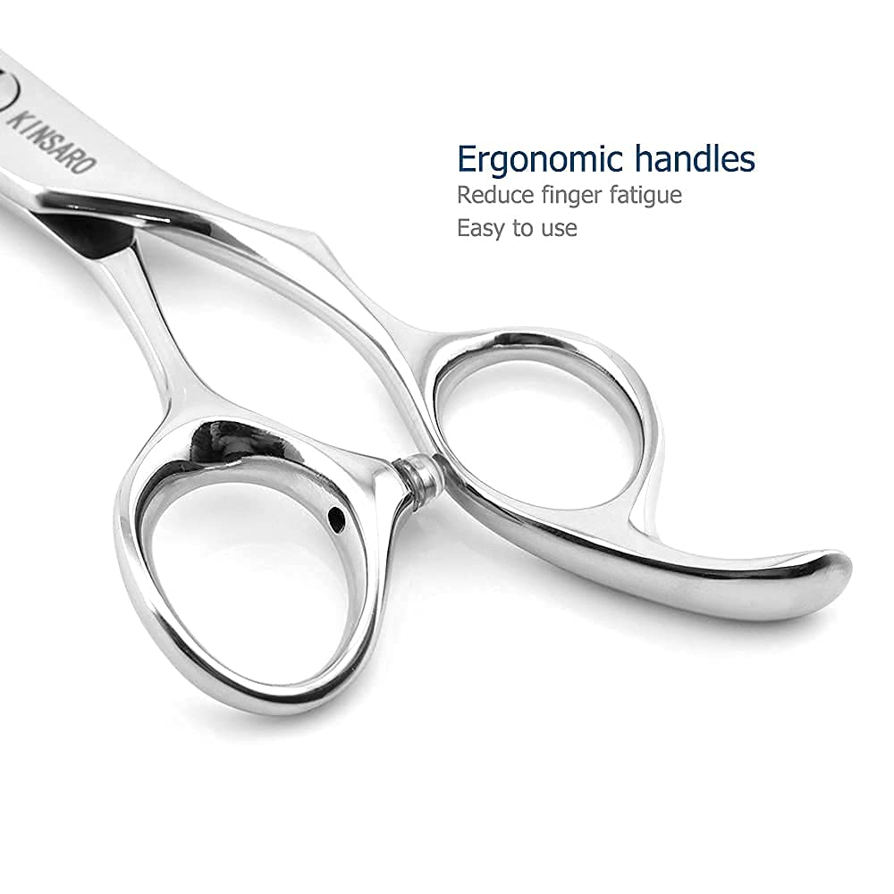 Barber Scissors Set 6 Inch Hair Scissors Set Hair Shears Professional Haircut Scissors Hairdresser Scissors Thinning Shears 440C Kinsaro