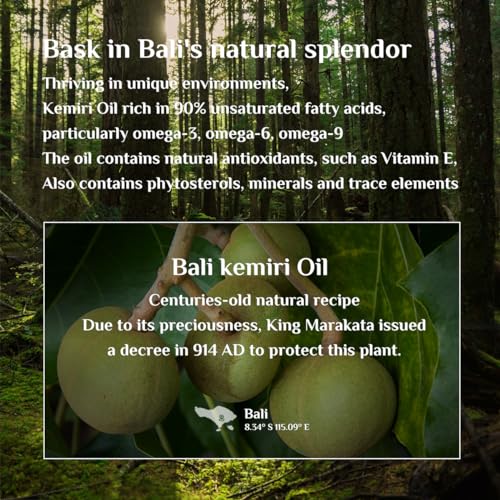 Bali Aga Kemiri Oil: Strengthening, Nourishing Hair and Scalp with Split End Treatment