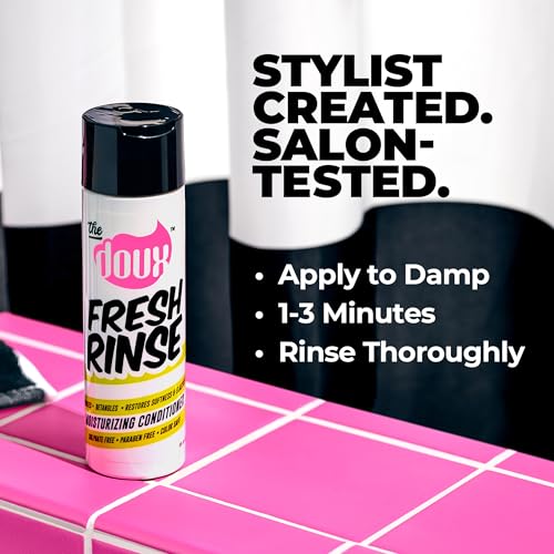 The Doux SUCKA FREE Moisturizing Shampoo and FRESH RINSE Moisturizing Conditioner - Hydrating Shampoo and Conditioner Bundle