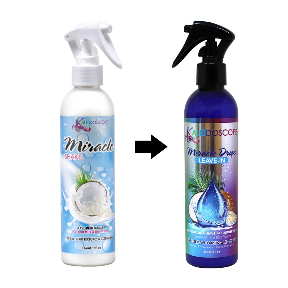 [HOT BUY] (VALUE PACK OF 3) KALEIDOSCOPE Milk Shake - Leave in Detangler Spray 8oz