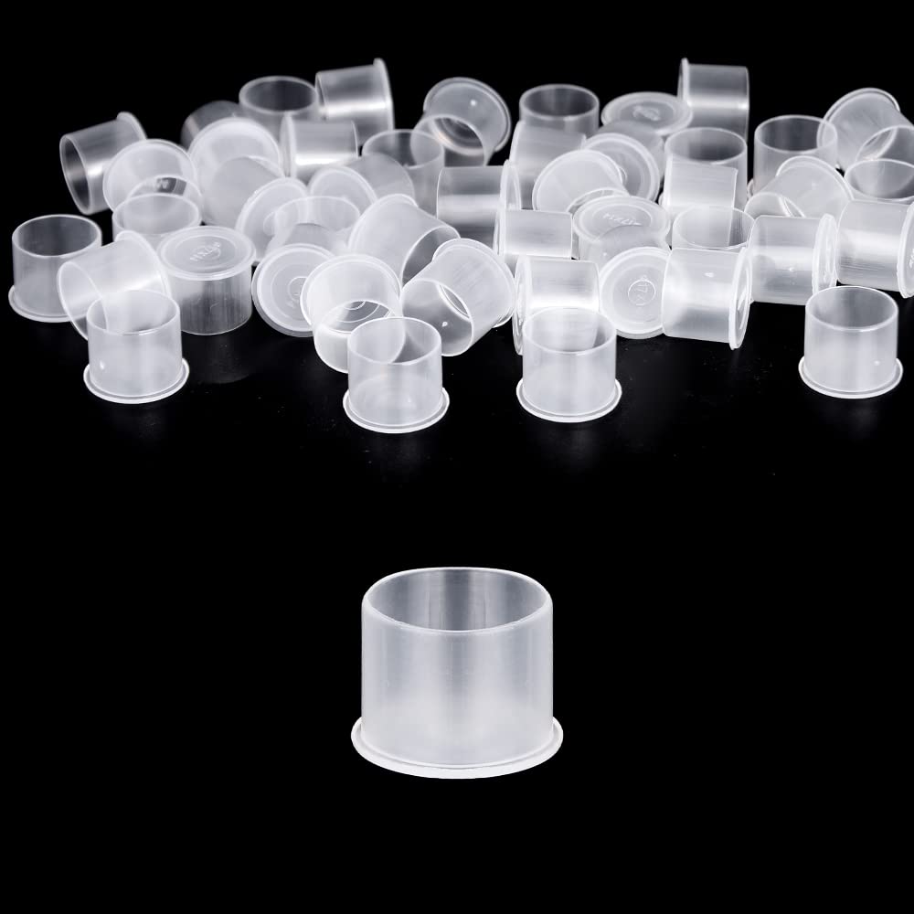 Tattoo Ink Caps with Base Disposable 1000pcs Ink Cups Tattoo Ink Caps Large 17MM