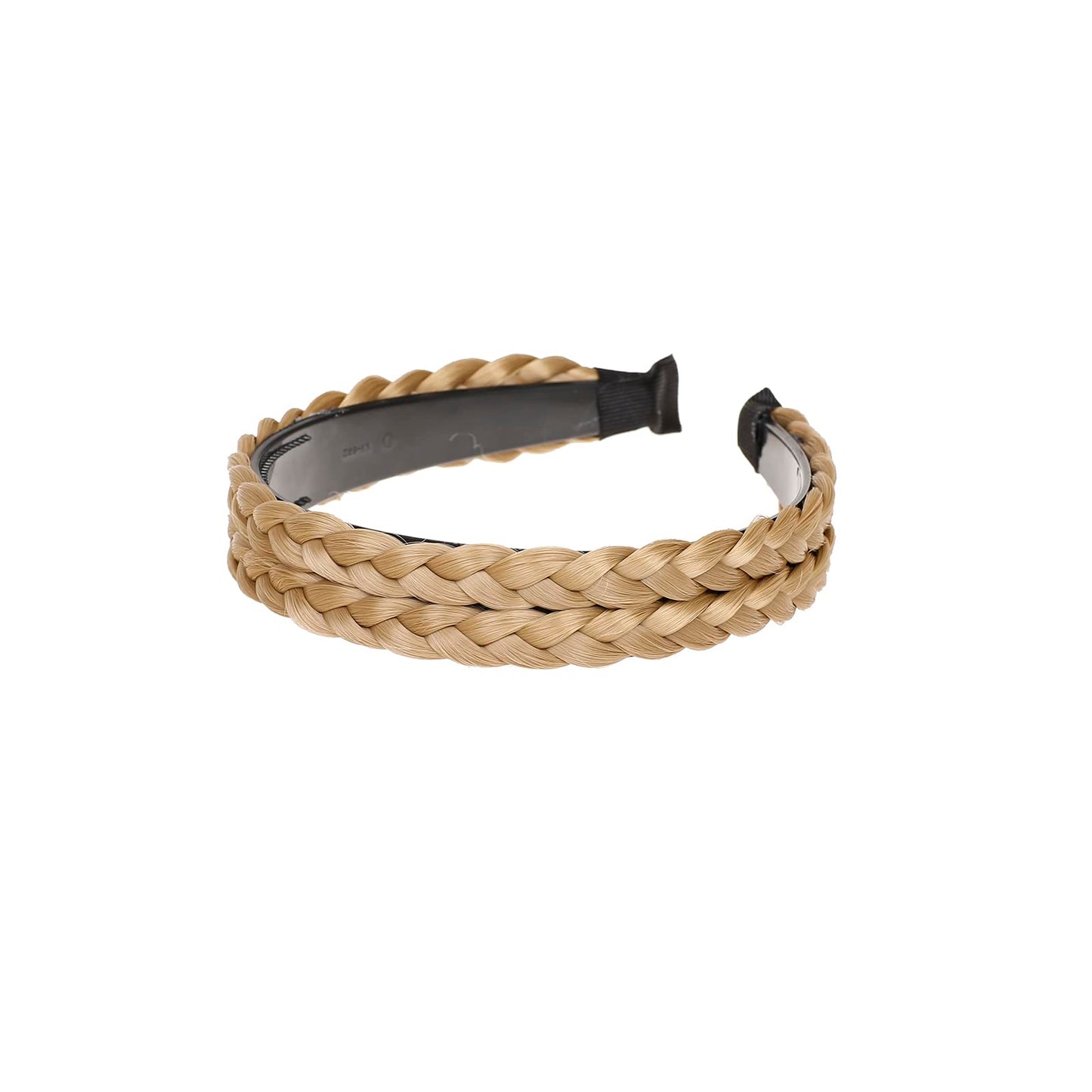 vowyore Braid headband Messy Double strand Wide Hair Classic Chunky Elastic Plaited Synthetic Braids Hairpiece Girl Women Hair Hoop