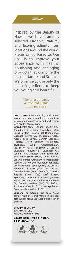 Organic Facial Cleanser, Anti Aging Eye Cream and Natural Ultra Face Moisturizer