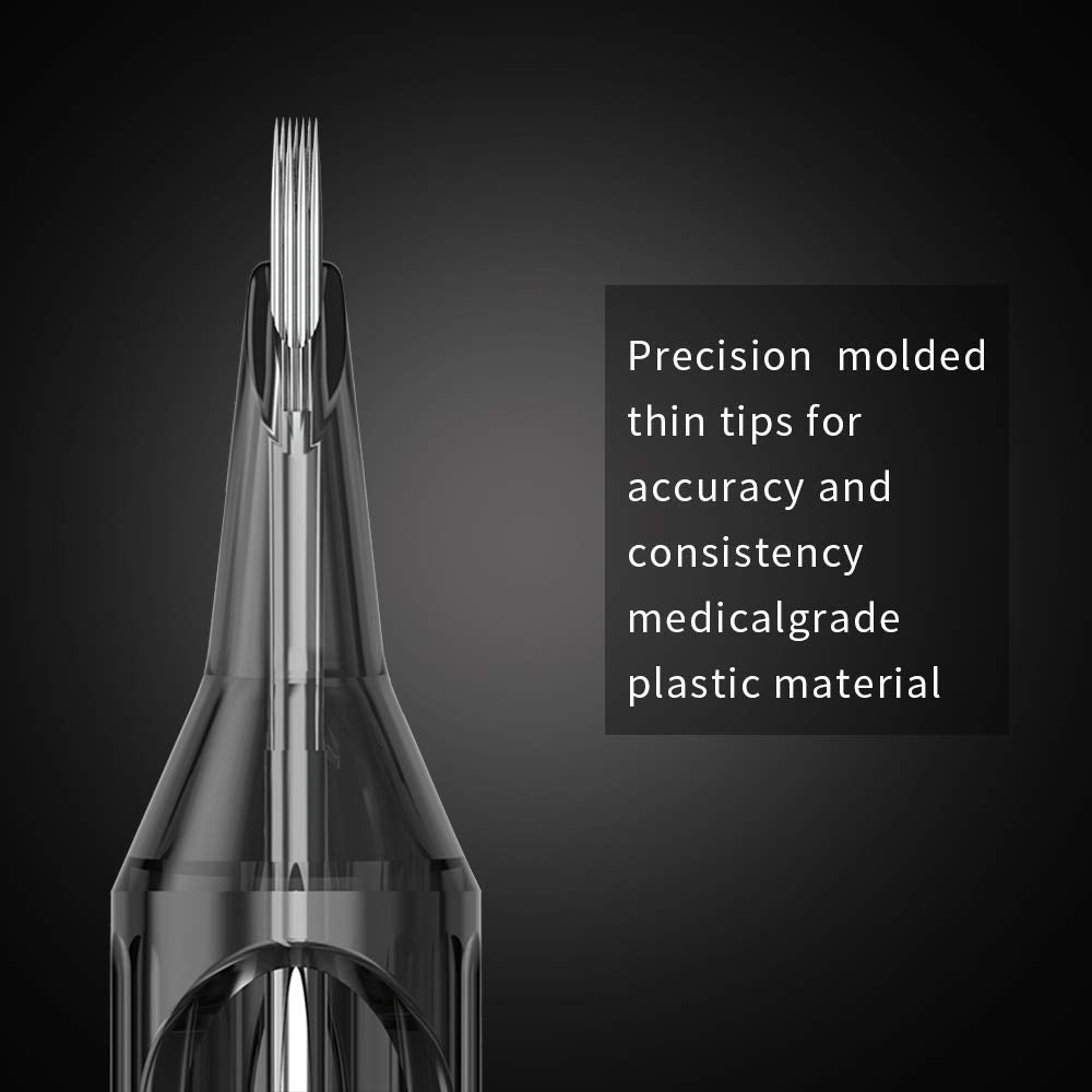 Romlon Tattoo Kit - Tattoo Machine Kit for Beginners Rotary Tattoo Machine with 2Pcs Tattoo Power 40pcs Tattoo Cartridge Needles Tattoo Machine Parts Tattoo Supplies