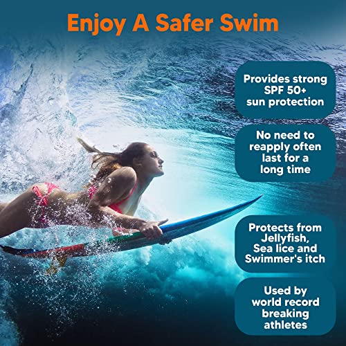 Safe Sea SPF50+ Kids Sunscreen | Travel Size 3.4 oz. | For sensitive skin | anti-jellyfish and Sea Lice sting protective lotion | Coral reef safe sunscreen