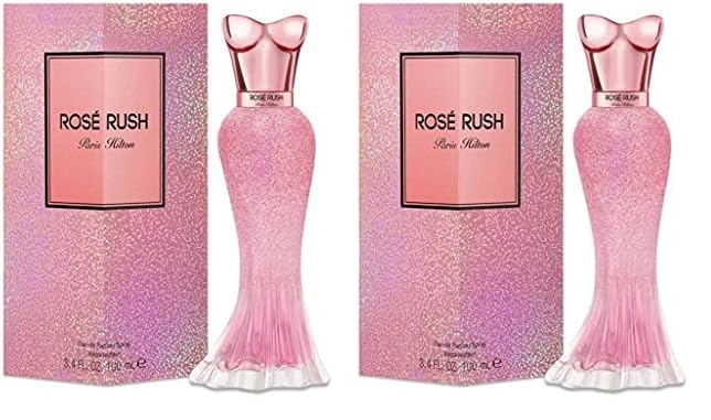 Paris Hilton Rose Rush for Women Eau de Parfum Spray, 3.4 Fl Oz, Pack of 2