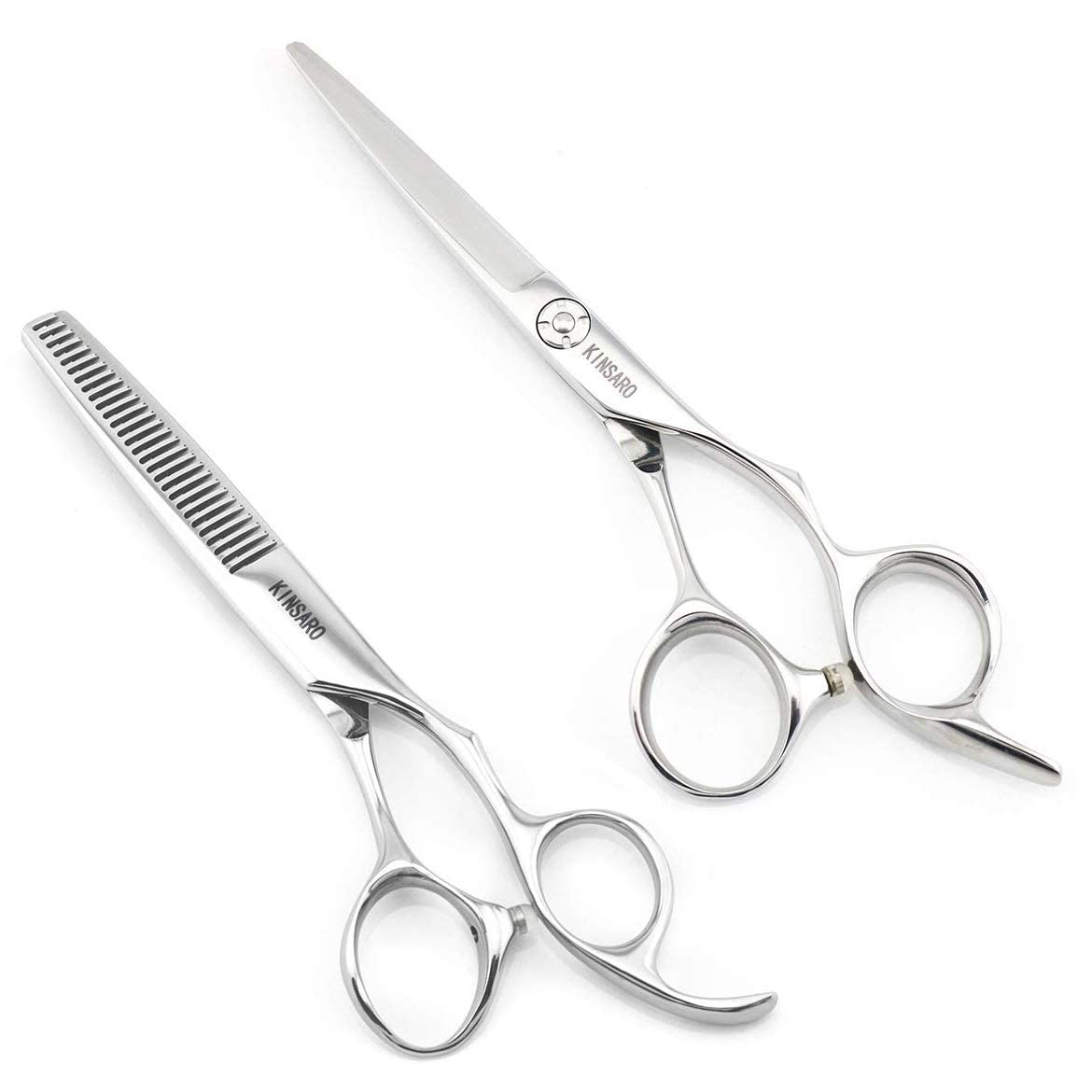 5.75 INCH Hair Cutting Scissors and 5.5 INCH Hair Thinning Scissors Barber Scissors Hair Scissors Hair Cutting Shears Kinsaro