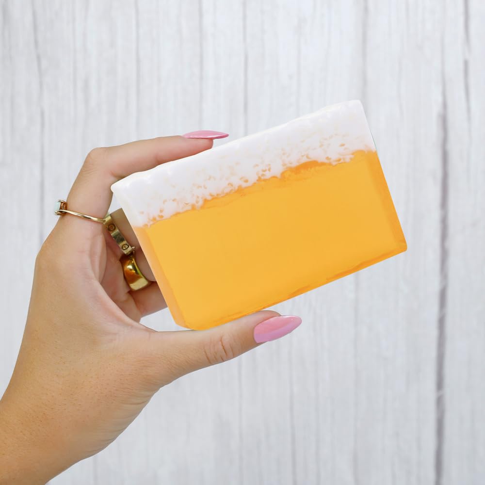 Primal Elements Glycerin Bar Soap | Helps All Skin Types, Sensitive, Oily & Dry Skin | NO PARABENS, VEGAN, GLUTEN FREE, 100% VEGETABLE BASE - (Primal IPA)