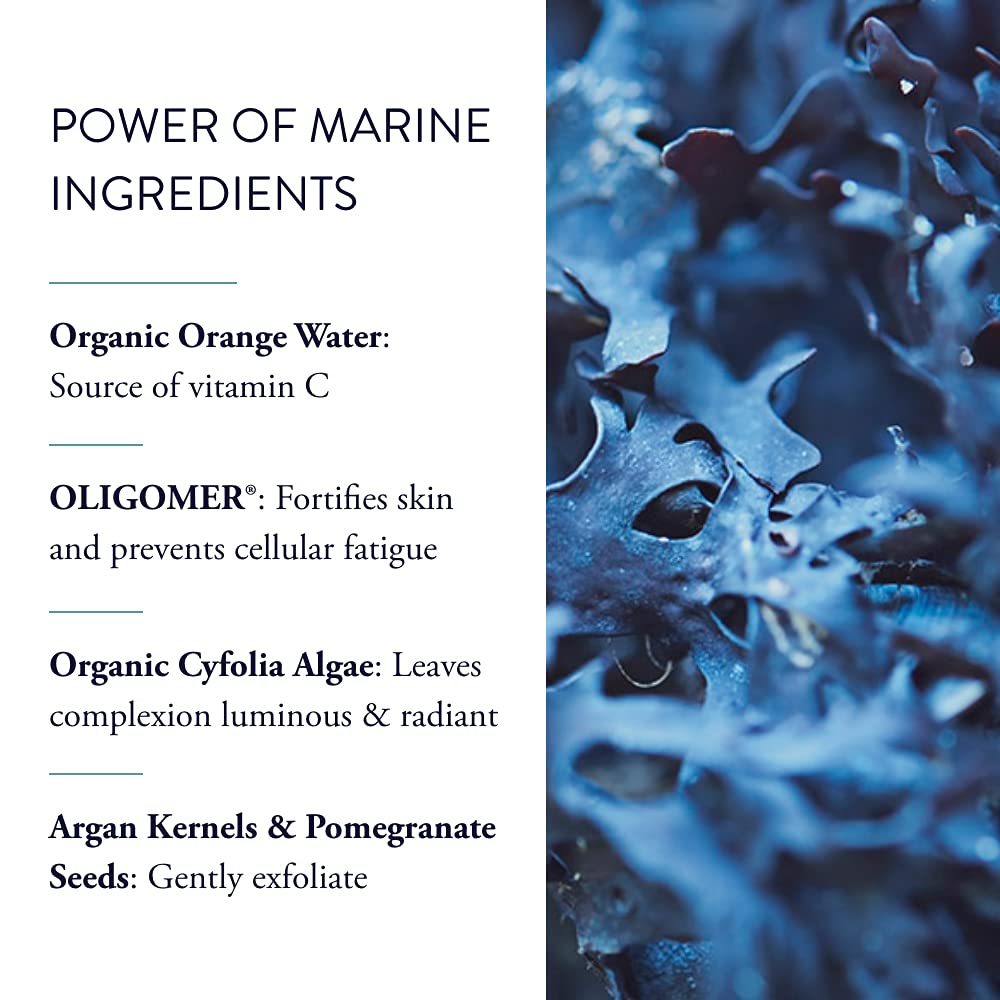 PHYTOMER Cyfolia Organic Exfoliating Cream | Healthy, All-Natural Facial Scrub Exfoliator | Certified Organic | Gentle Face Cleanser | Smoother, Softer, More Radiant Skin | 50 ml