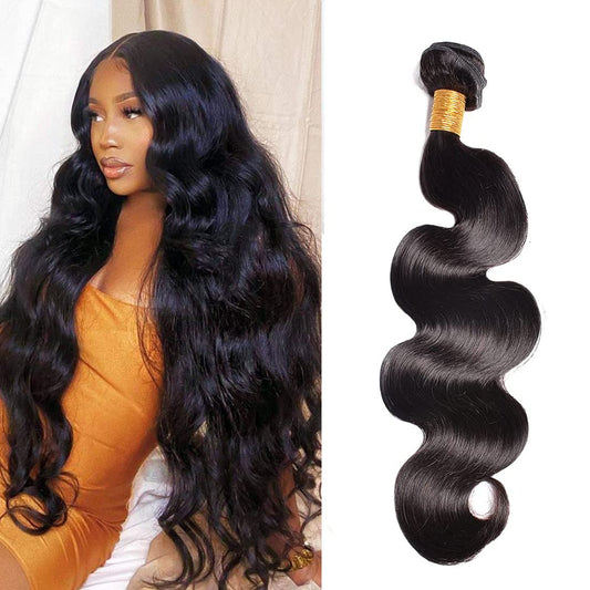 Body Wave Brazilian Virgin Hair 1 Bundles Hair Extensions For Women Hair Weaves Double Weft Hair Bundles 20 Inch