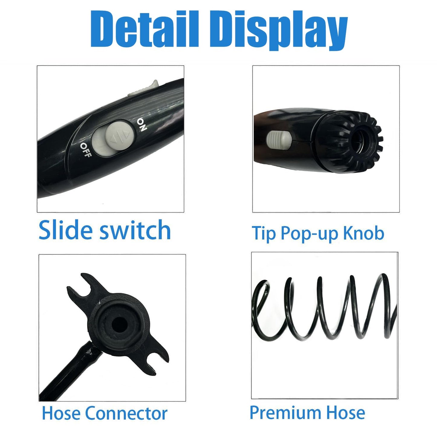 Replacement Hose and Handle Parts for Waterpik Aquarius Water Flosser (WP-660 & WP-670 Series) Oral Hygiene Accessories Water Hose Plastic Handle Compatible