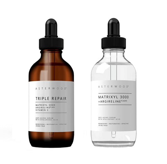 Asterwood Triple Repair Matrixyl 3000 4 oz + Matrixyl 3000 with Argireline 4 oz
