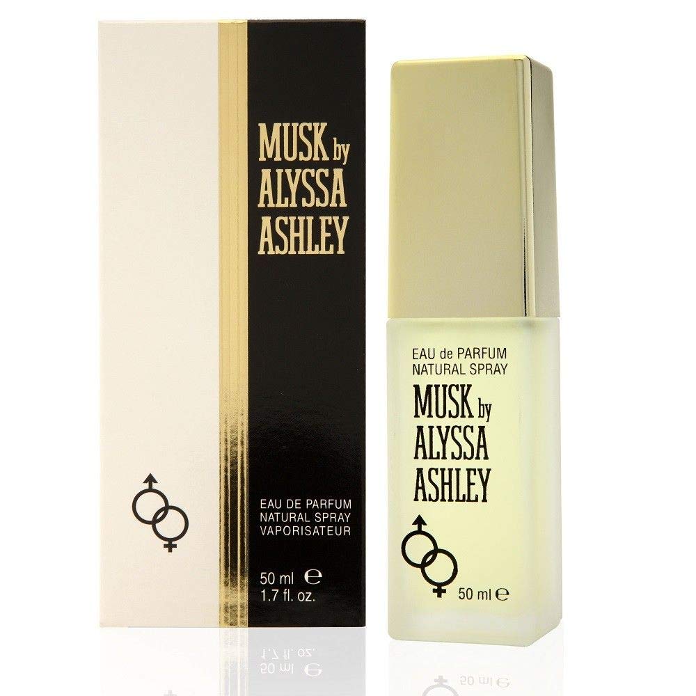 ALYSSA ASHLEY Musk Eau De Toilette Spray,Silver 1.7 Ounce (Pack of 3)