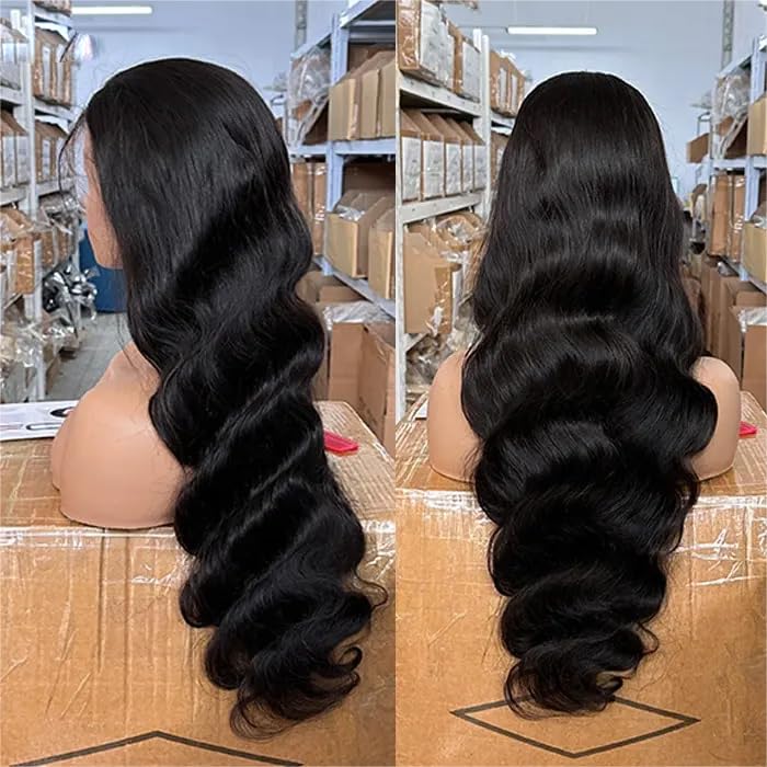 Armodeo Body Wave Lace Front Wigs Human Hair Pre Plucked 13x4 HD Lace Frontal Wigs Human Hair 150 Density Body Wave Wig For Black Women 22Inch