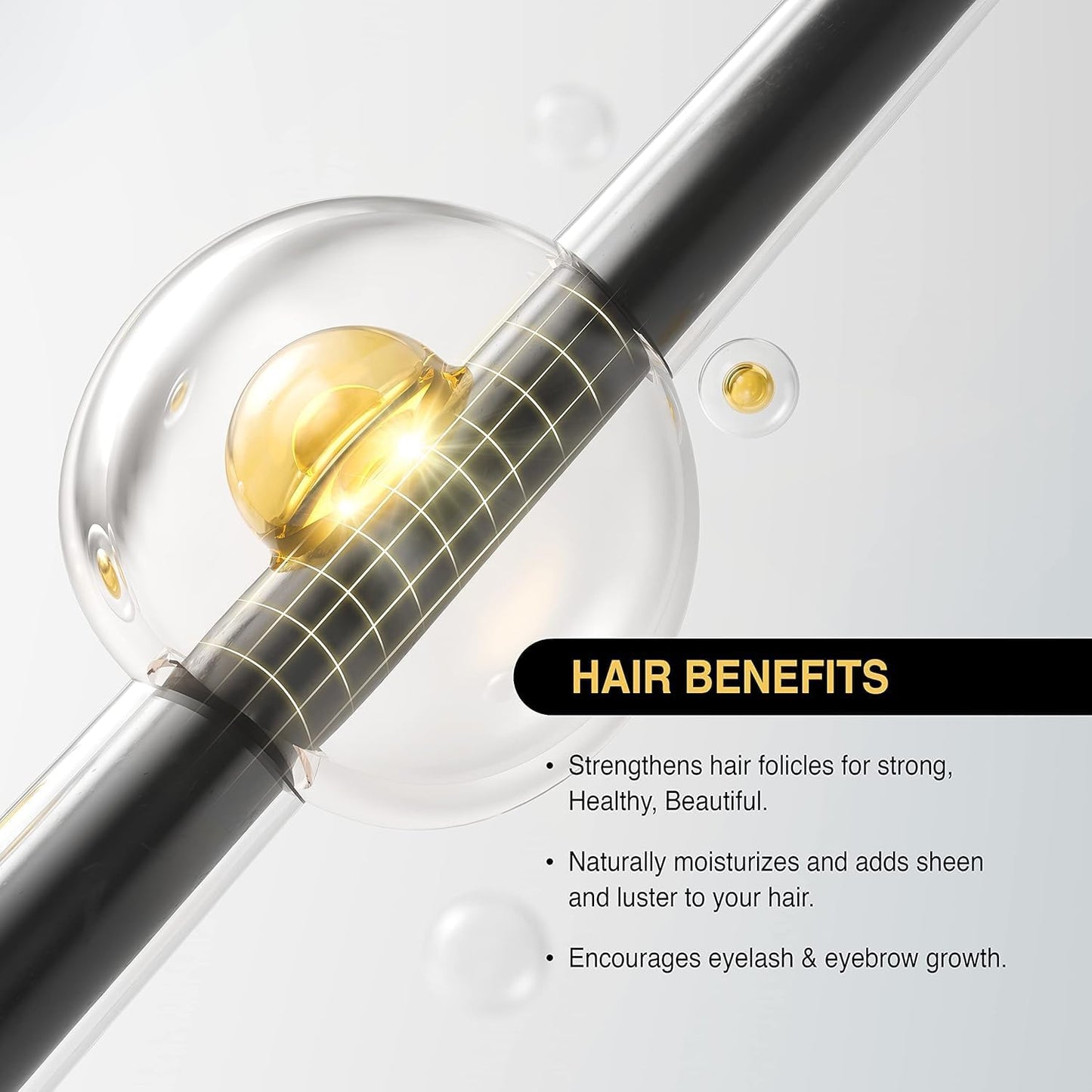 Tropic Isle Living Jamaican Black Castor Oil 4oz/ 120ml Brush Set | For Hair Growth Oil, Skin Conditioning, Eyebrows & Eyelashes, Gives Hydration and Strengthens Hair