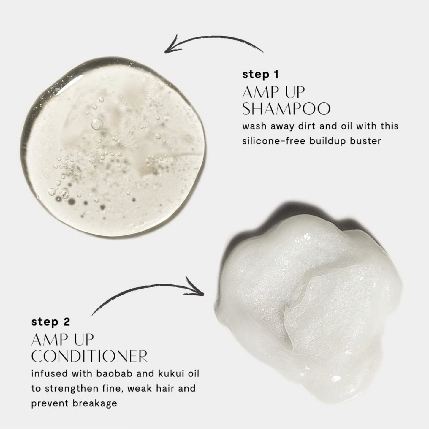 Prive Amp Up Conditioner – Cleansing & Volumizing Baobab Protein Infuse Hair with Weightless Volume and Wonderful Shine While Detangling Those Knots Away (33.8 oz)