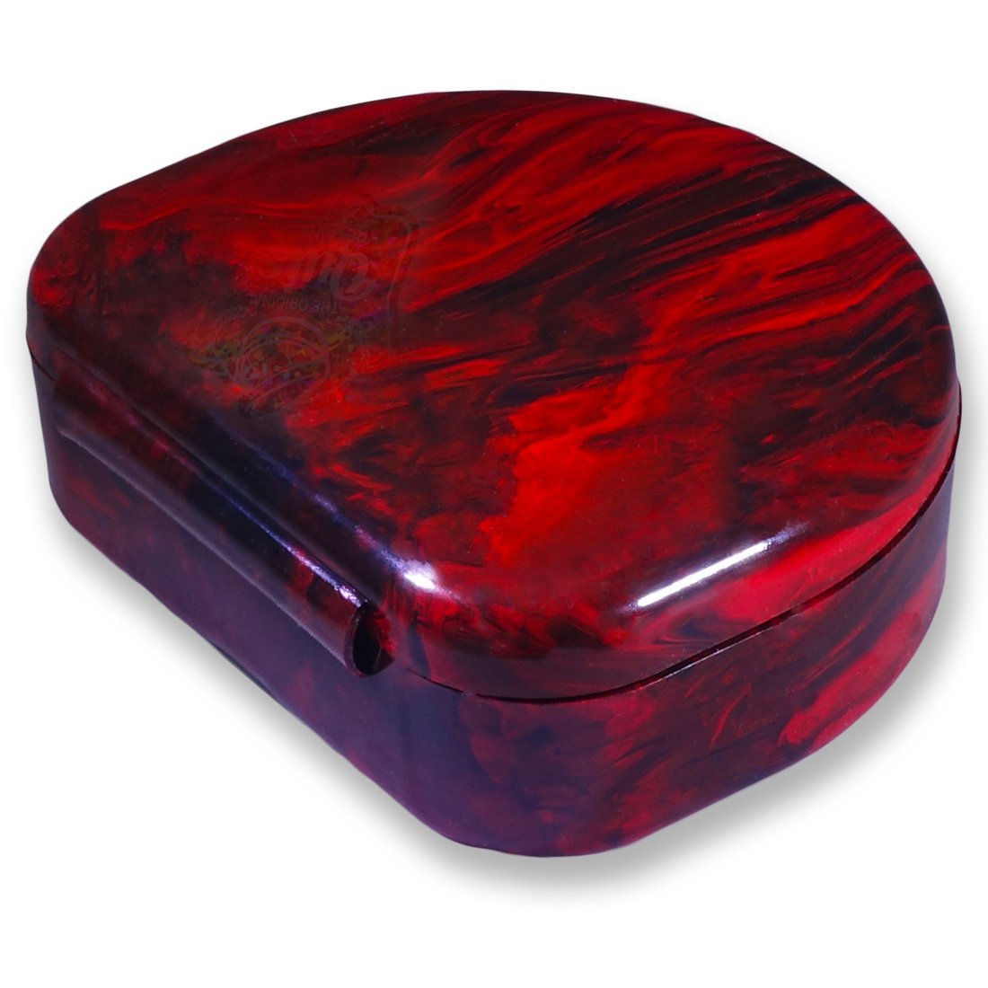 QUIST (TM) FarOut - Orthodontic Retainer Case (Dark Red)