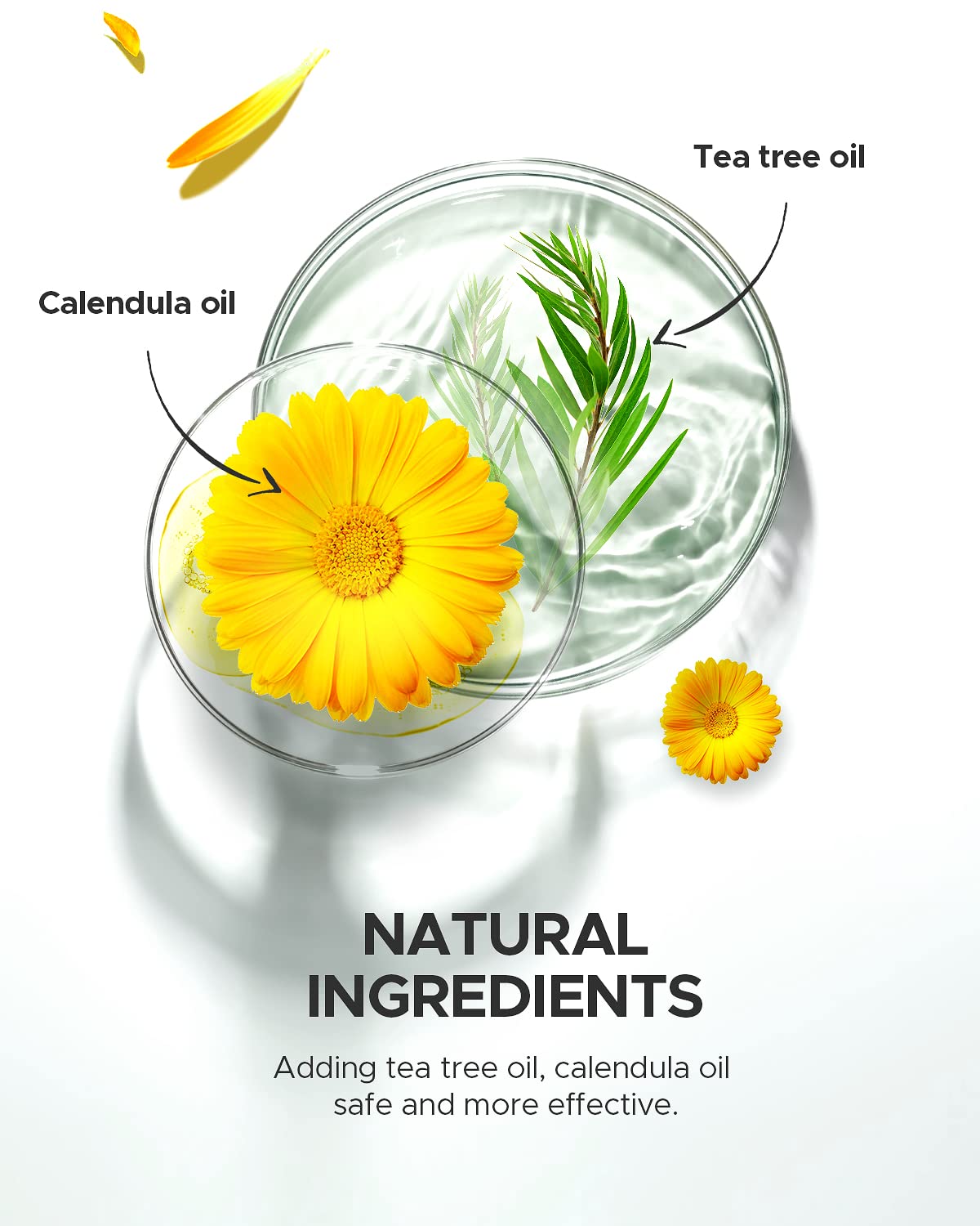 ZATKTK Acne Pimple Patch (180 Counts 4 Sizes), Invisible Hydrocolloid Acne Patch with Tea Tree Oil & Calendula Oil, Acne Spot Patch Zit Patches for Face