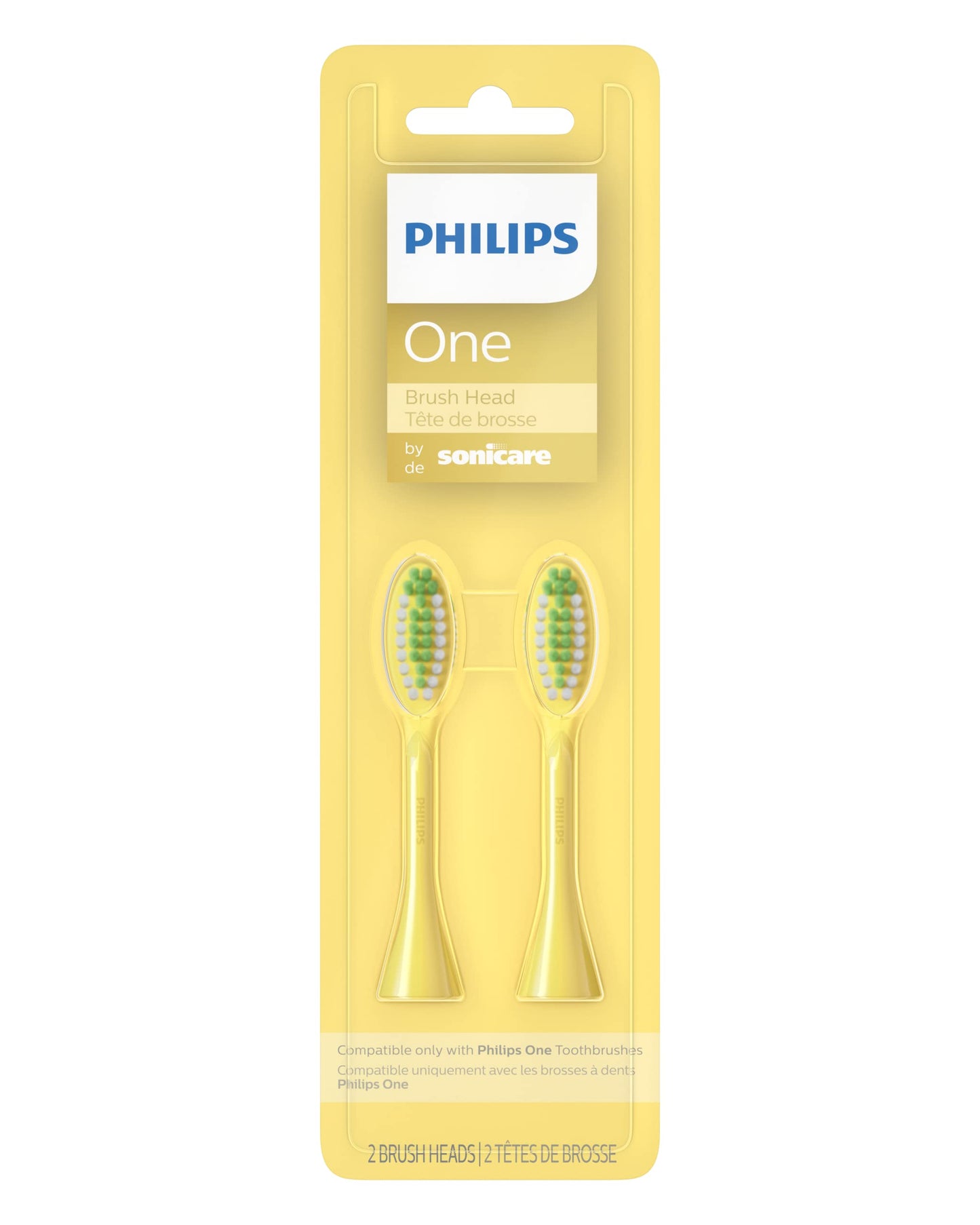 Philips One by Sonicare, 2 Brush Heads, Mango, BH1022/02