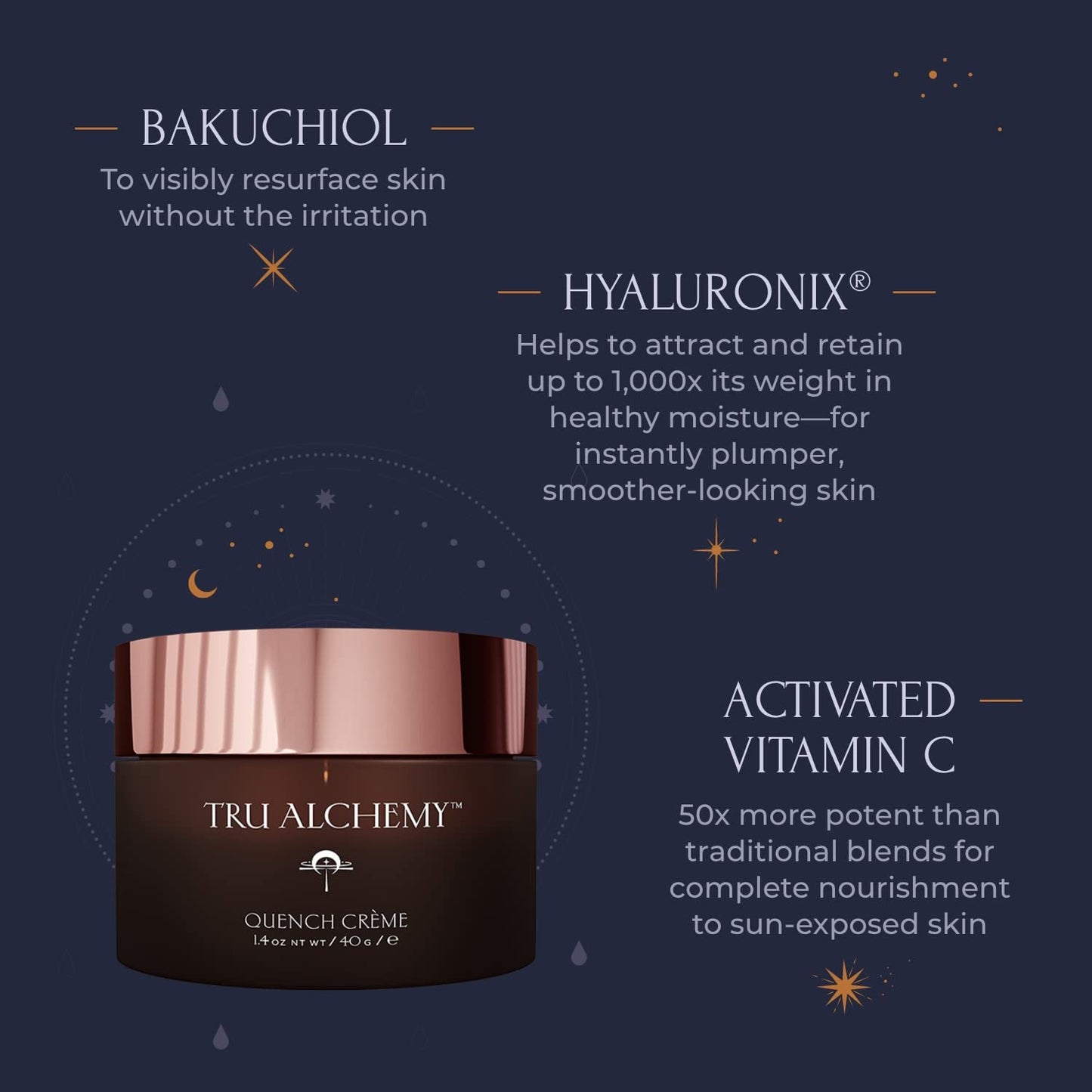 Tru Alchemy Mystic Mask + Quench Crème | Deep Pore Cleansing Clay Mask + Skin-Renewing Total Immersion Face Cream | 1.8 oz/ 60 ml // 1.7 fl oz/48 g