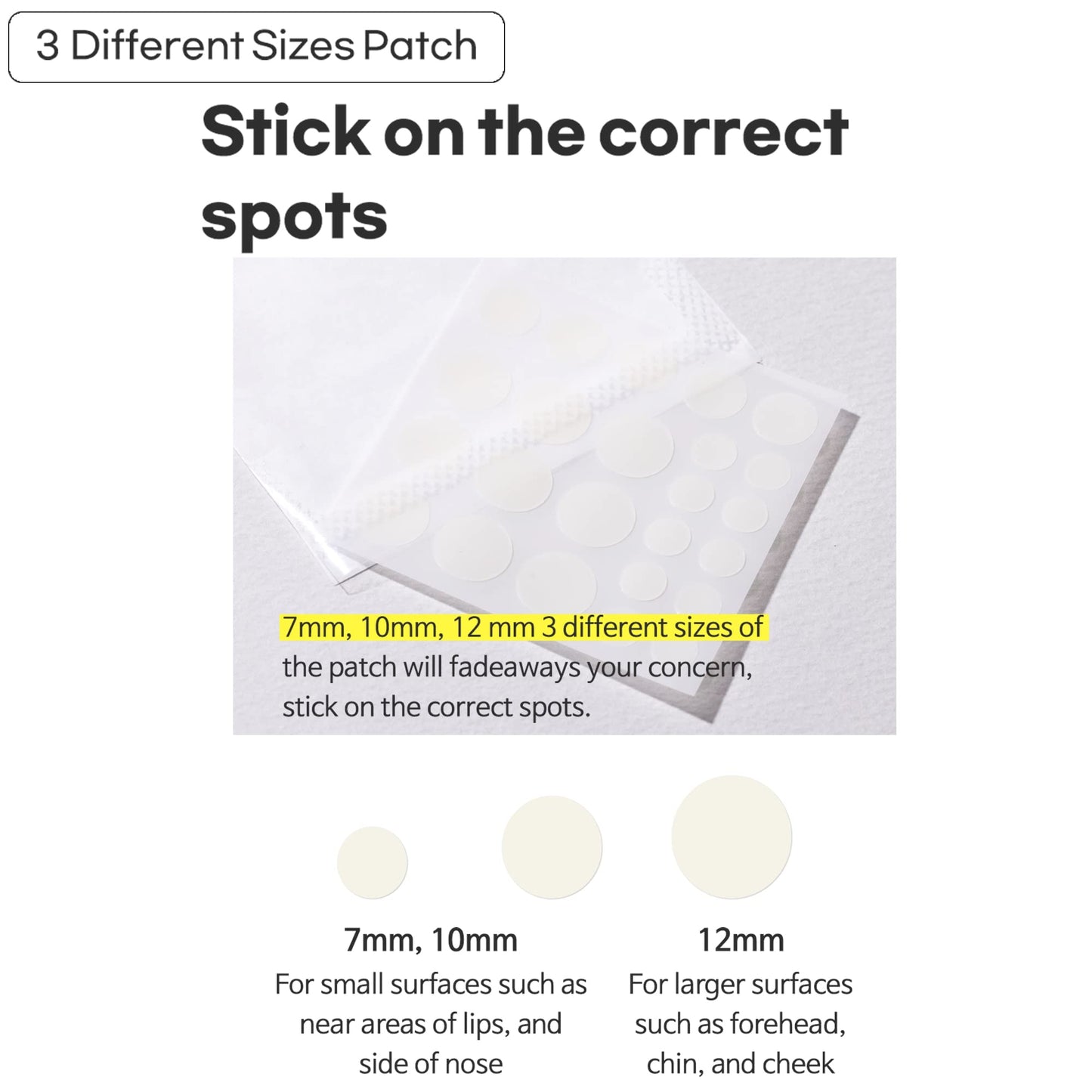 TIAM Surprise B Patch (24 Count, Pack of 1), Hydrocolloid Acne Patches for Acne Treatment, Pimple Patch for Face, Acne Pimple Patch