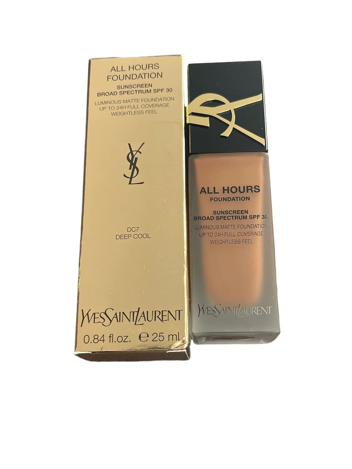 YSL All Hours Luminous Matte Foundation (DC7)