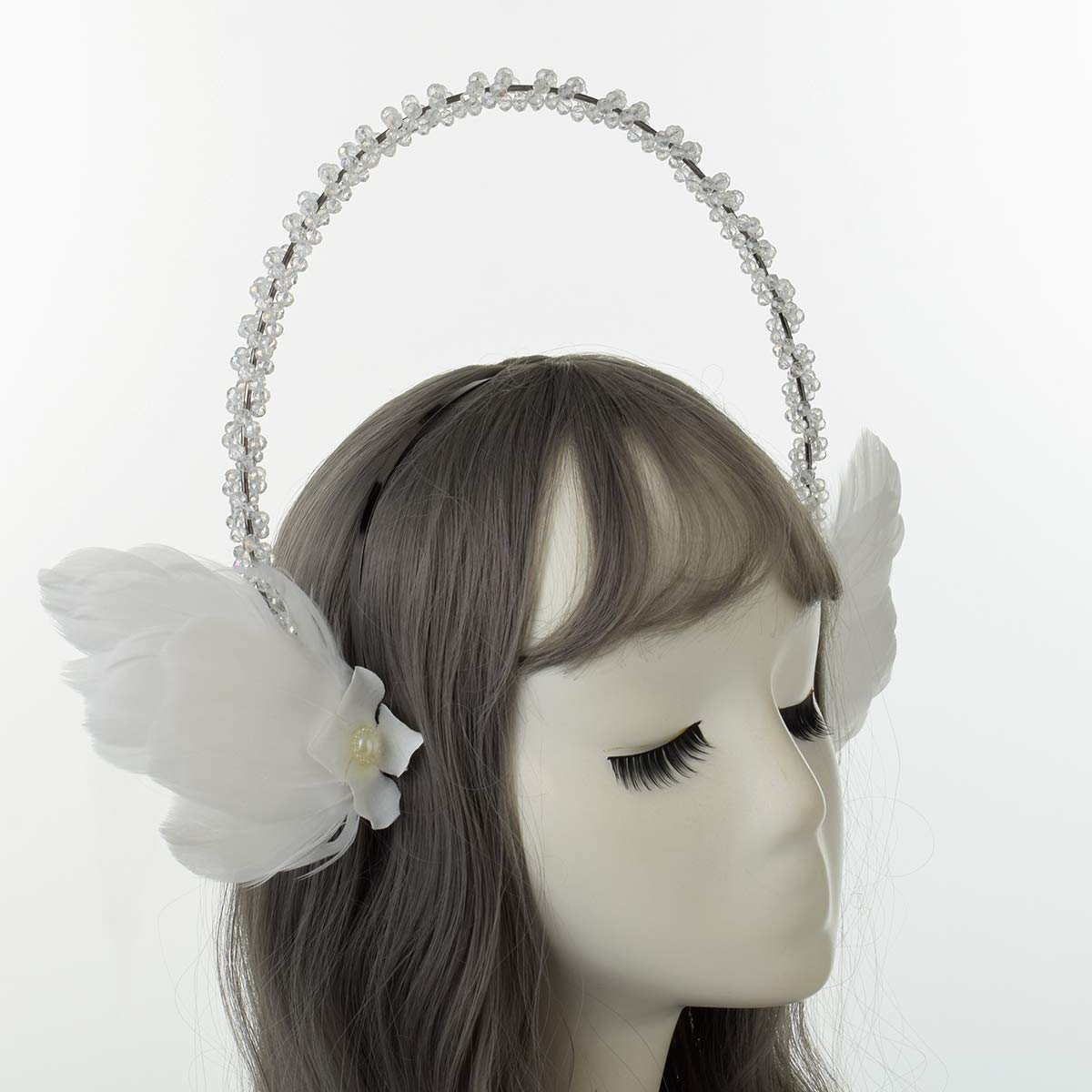 BLESSUME Mary Halo Crown Headband Goddess Headwear Halloween Costume Headpiece Headdress for Cosplay Party (A1)