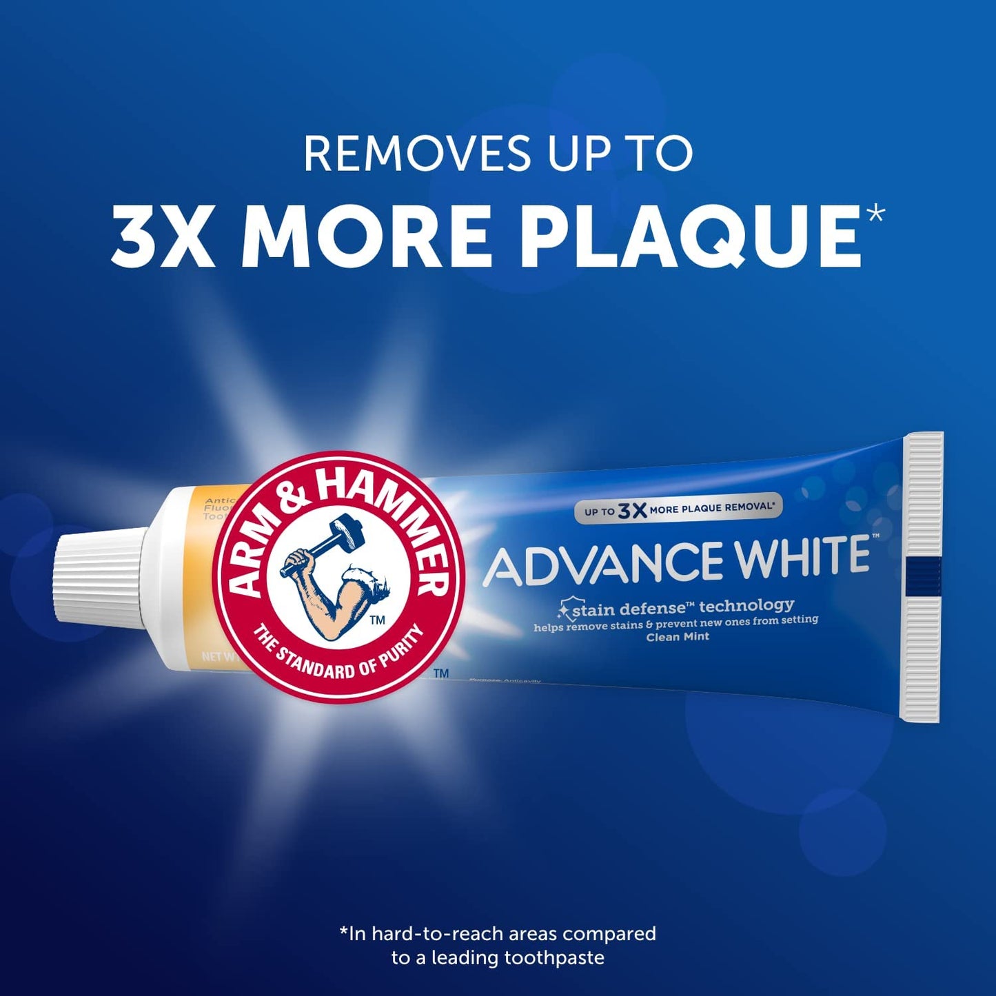 Arm & Hammer Advance White Extreme Whitening Toothpaste Clean Mint - 6 Oz- Pack of 8