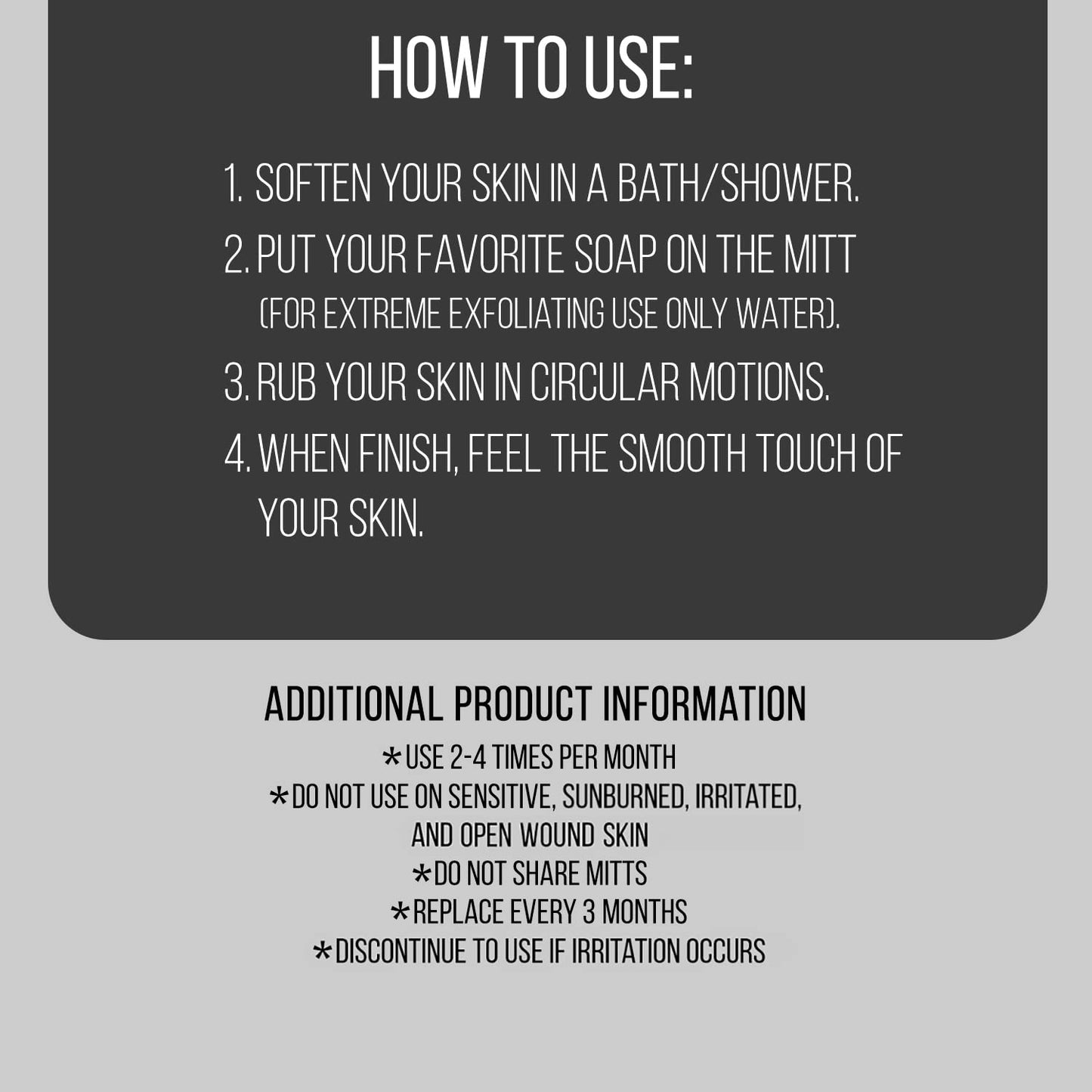 Valitic Exfoliating Glove for Body Scrub- Body Scrubber Exfoliator Mitt for Shower & Bath - Exfoliating Body & Face Dead Skin Remover - Korean Style Exfoliating Women & Men